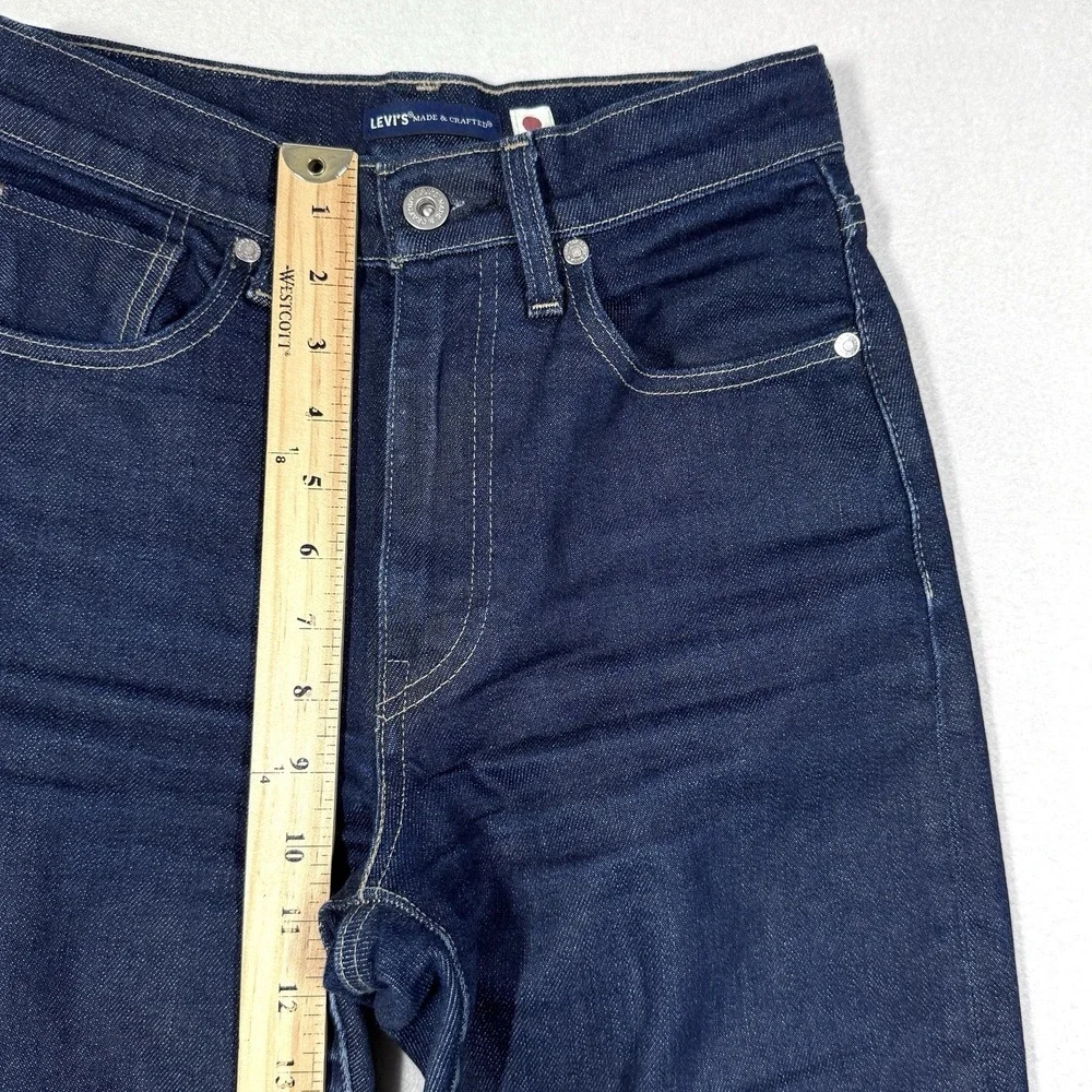 Levis Japanese Selvedge Jeans Womens 24x30 Column Pant Big E Made and Crafted